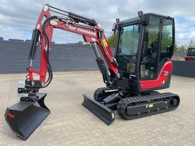 Bagger des Typs Yanmar SV22 m/ Compact Tilt Rotator CTR2, Gebrauchtmaschine in Horsens (Bild 3)