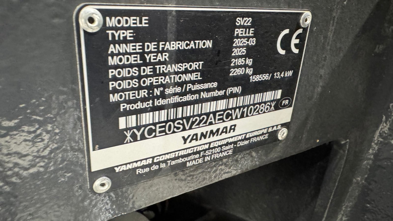 Bagger des Typs Yanmar SV22 UBRUGT!, Gebrauchtmaschine in Nørager (Bild 12)