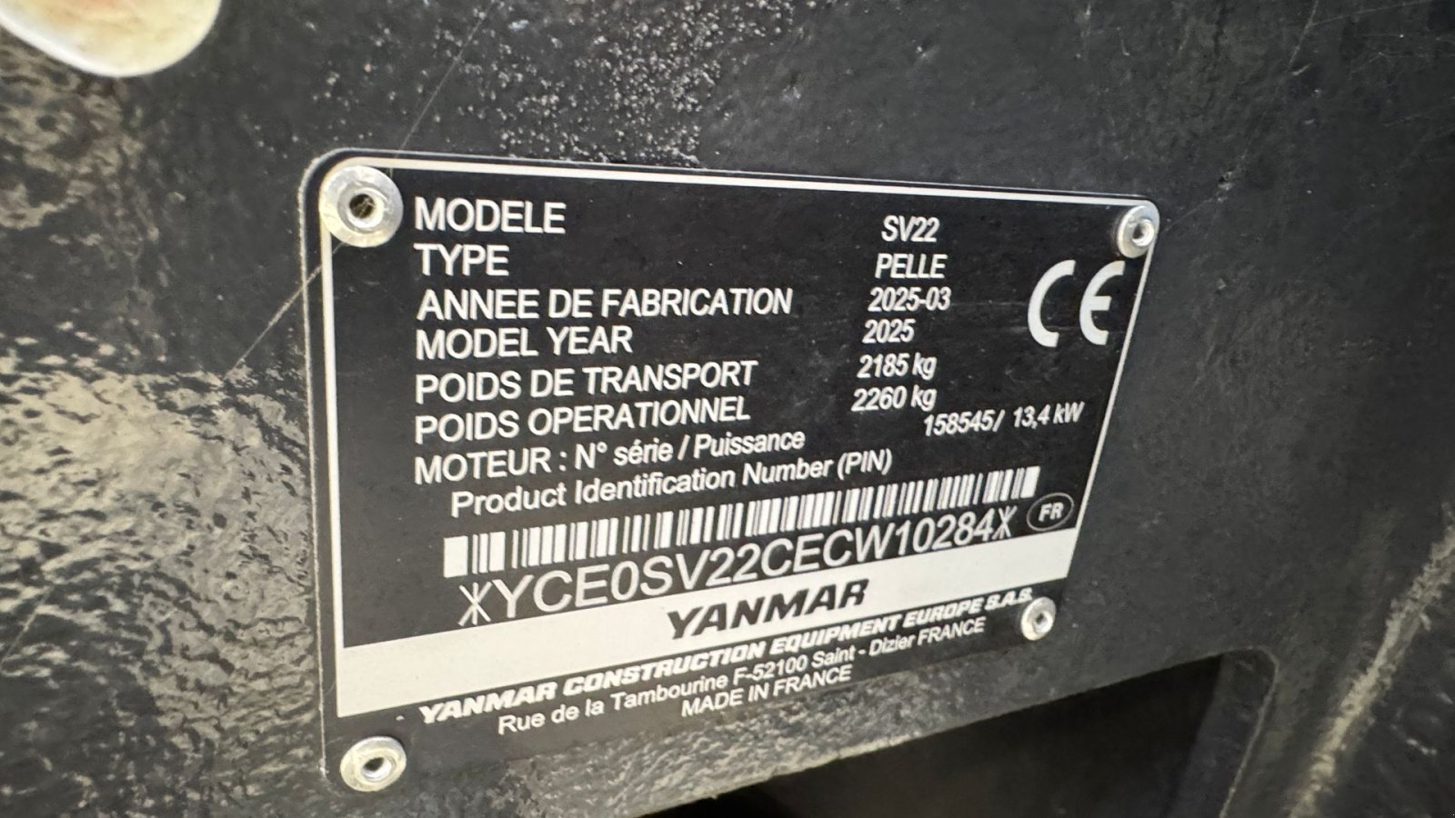 Bagger des Typs Yanmar SV22 UBRUGT!, Gebrauchtmaschine in Nørager (Bild 13)