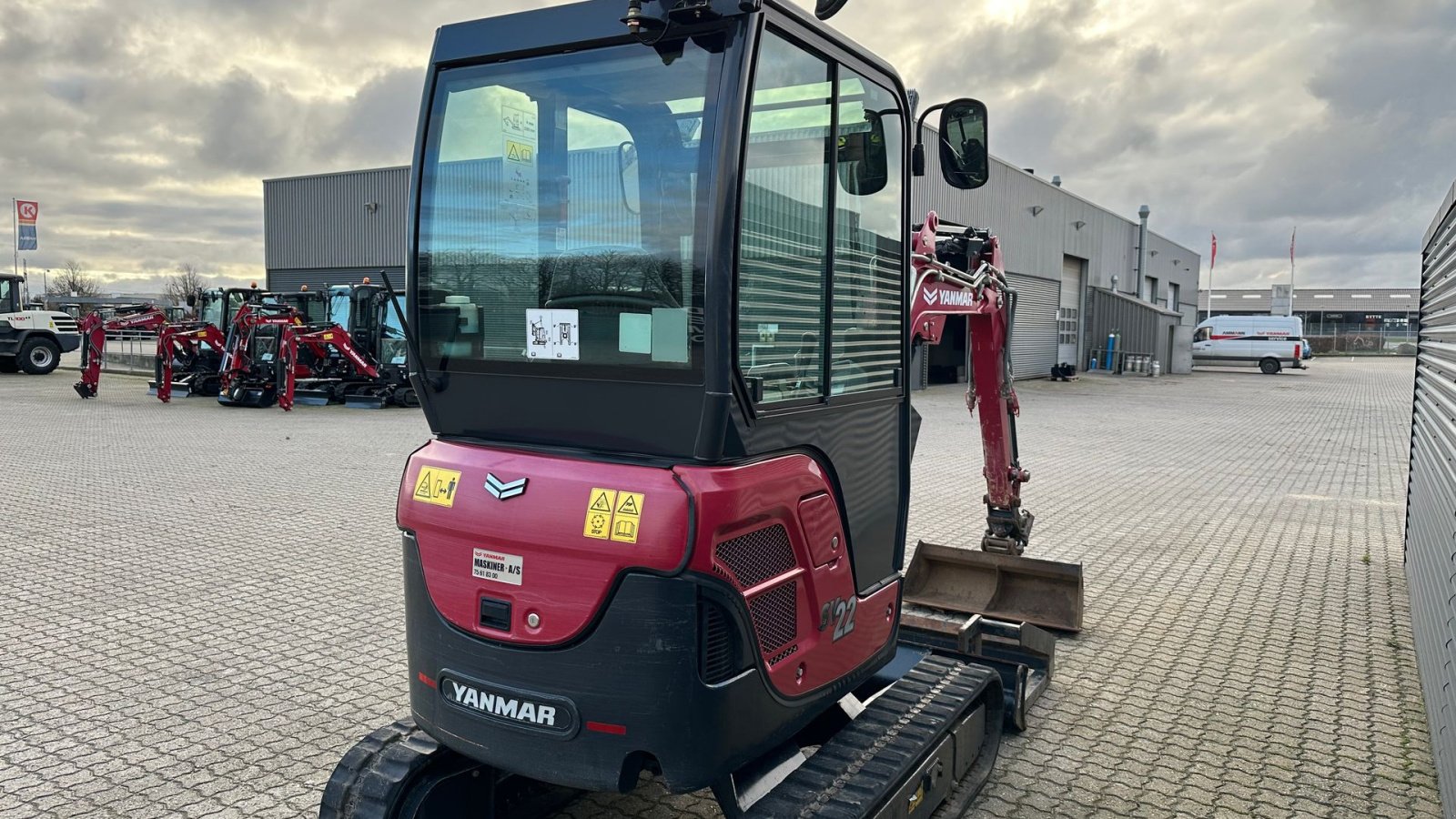 Bagger del tipo Yanmar SV22, Gebrauchtmaschine en Horsens (Imagen 4)