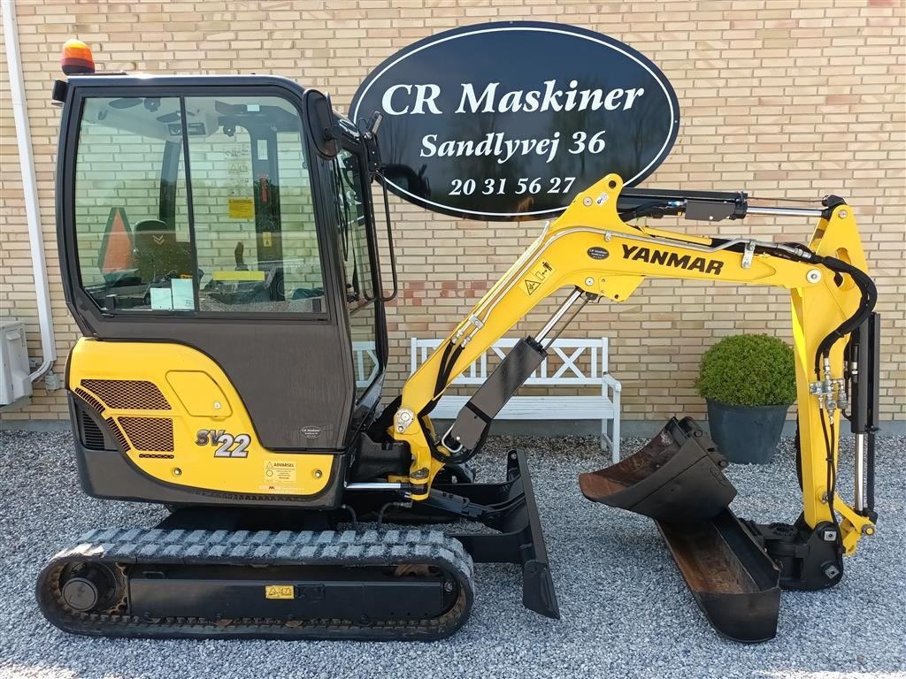 Bagger des Typs Yanmar SV22, Gebrauchtmaschine in Fårevejle (Bild 2)