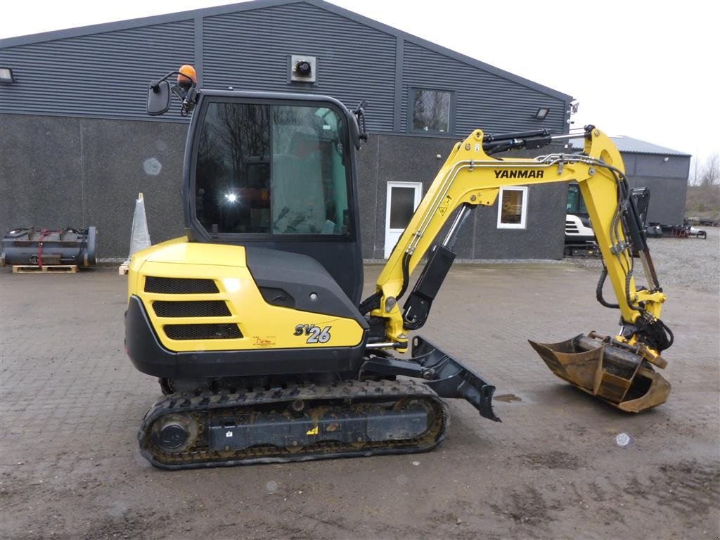 Bagger des Typs Yanmar SV26 engcon rotortilt, Gebrauchtmaschine in Nørresundby (Bild 4)