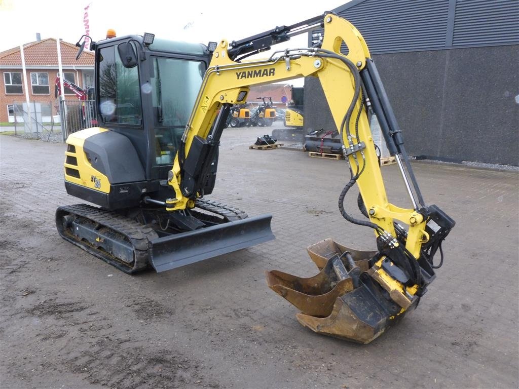 Bagger des Typs Yanmar SV26 engcon rotortilt, Gebrauchtmaschine in Nørresundby (Bild 3)