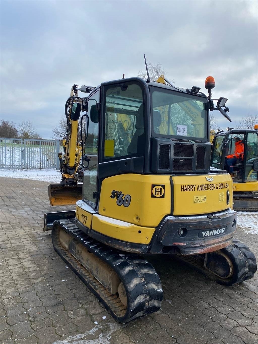 Bagger des Typs Yanmar SV60, Gebrauchtmaschine in Vojens (Bild 7)