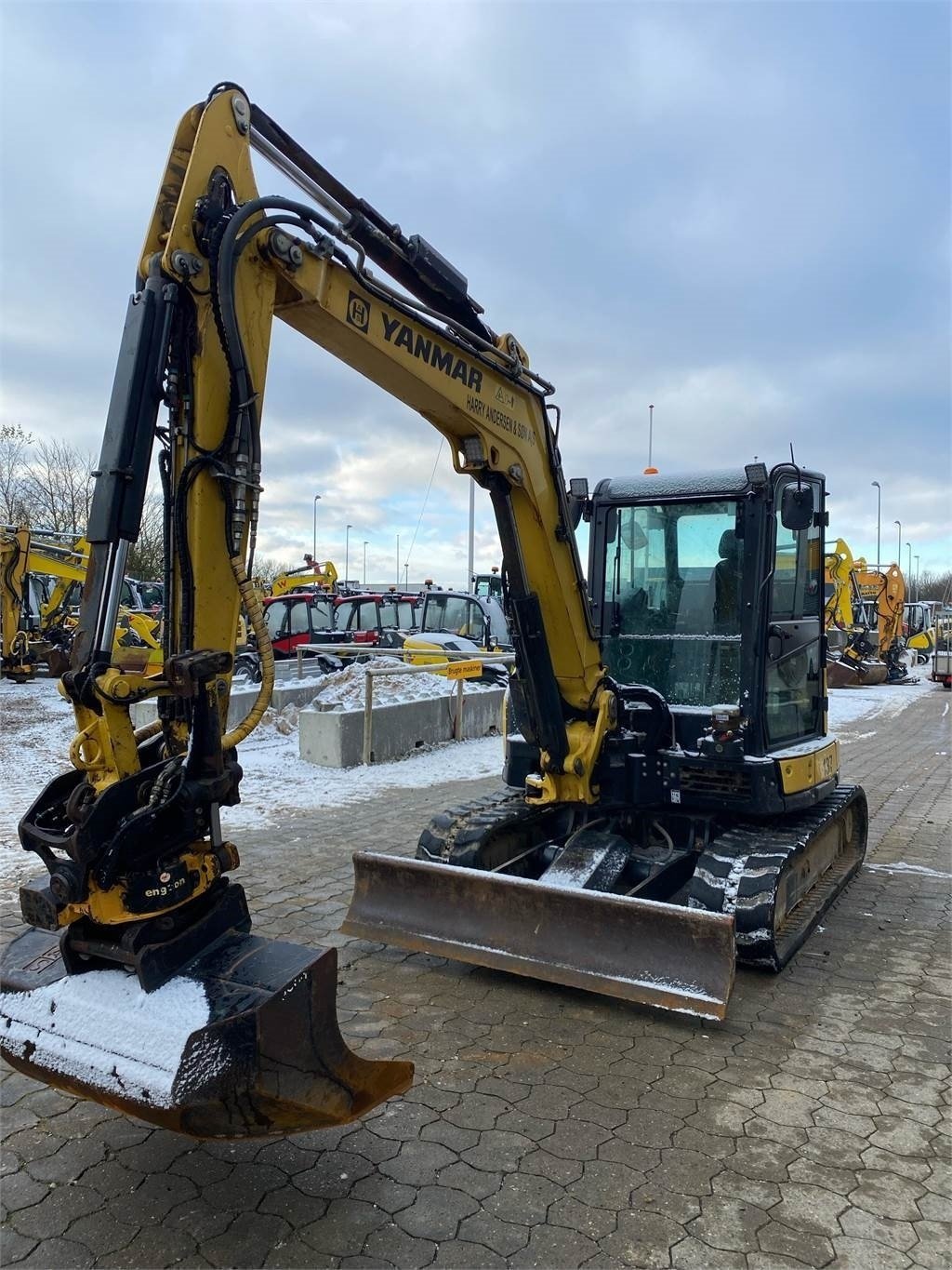 Bagger des Typs Yanmar SV60, Gebrauchtmaschine in Vojens (Bild 3)