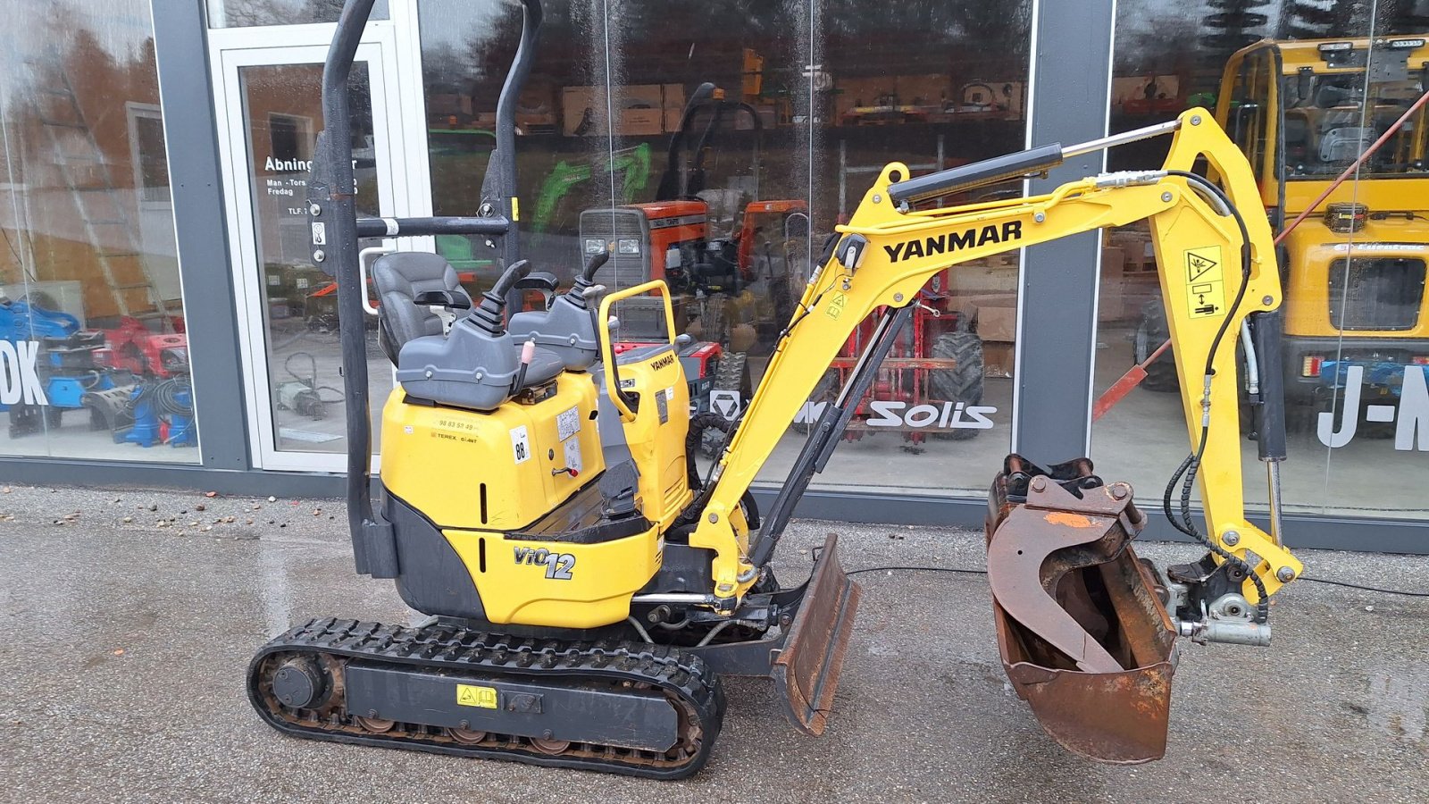 Bagger des Typs Yanmar ViO 12 VIO 12, Gebrauchtmaschine in Rødekro (Bild 2)