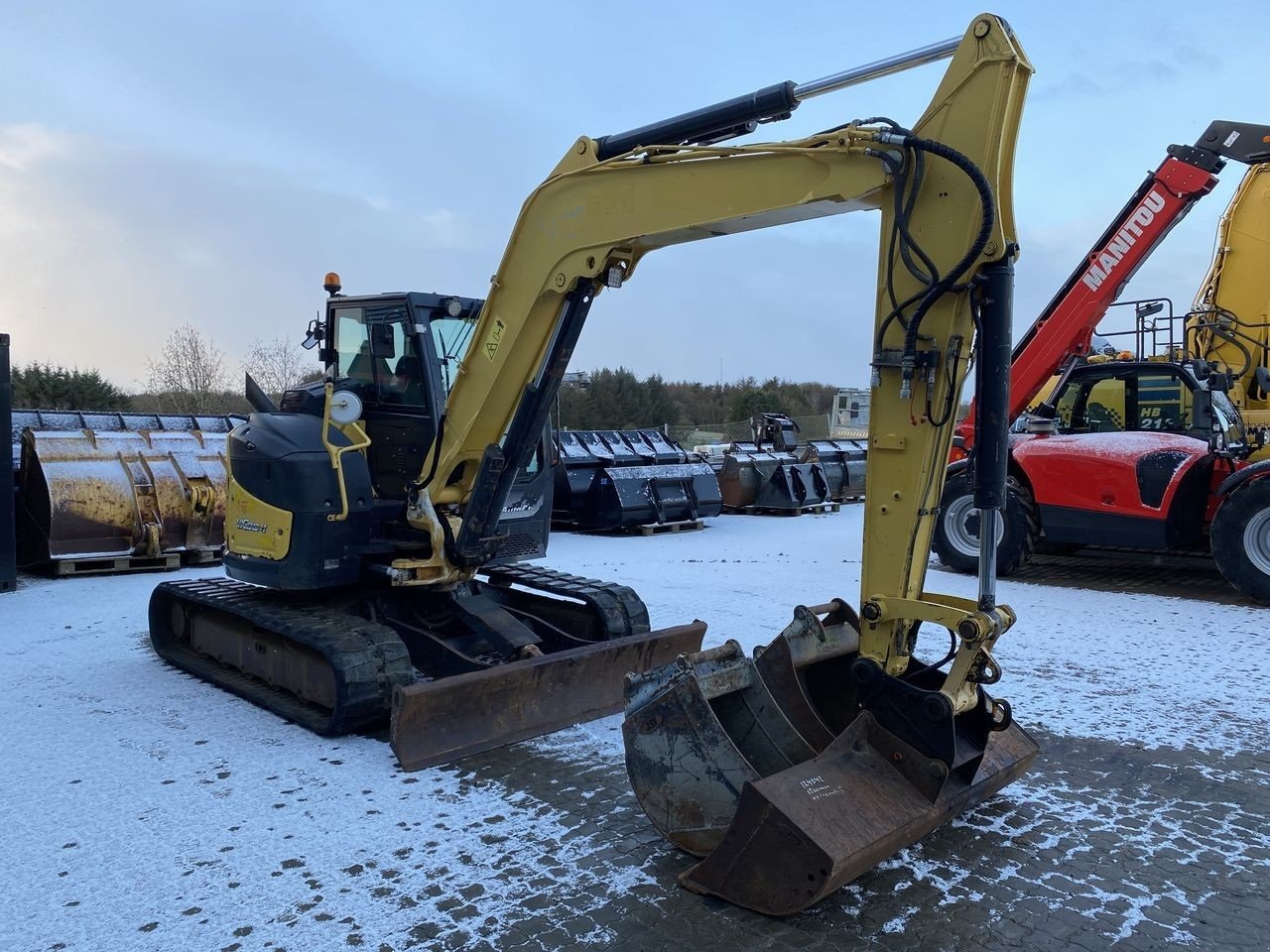 Bagger типа Yanmar VIO 80-1A, Gebrauchtmaschine в Skive (Фотография 5)