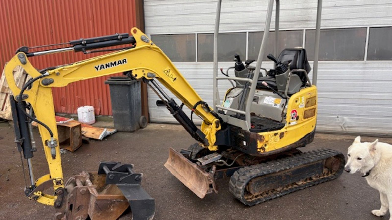 Bagger tip Yanmar ViO17 MED 3 SKOVLE, Gebrauchtmaschine in Dronninglund (Poză 1)