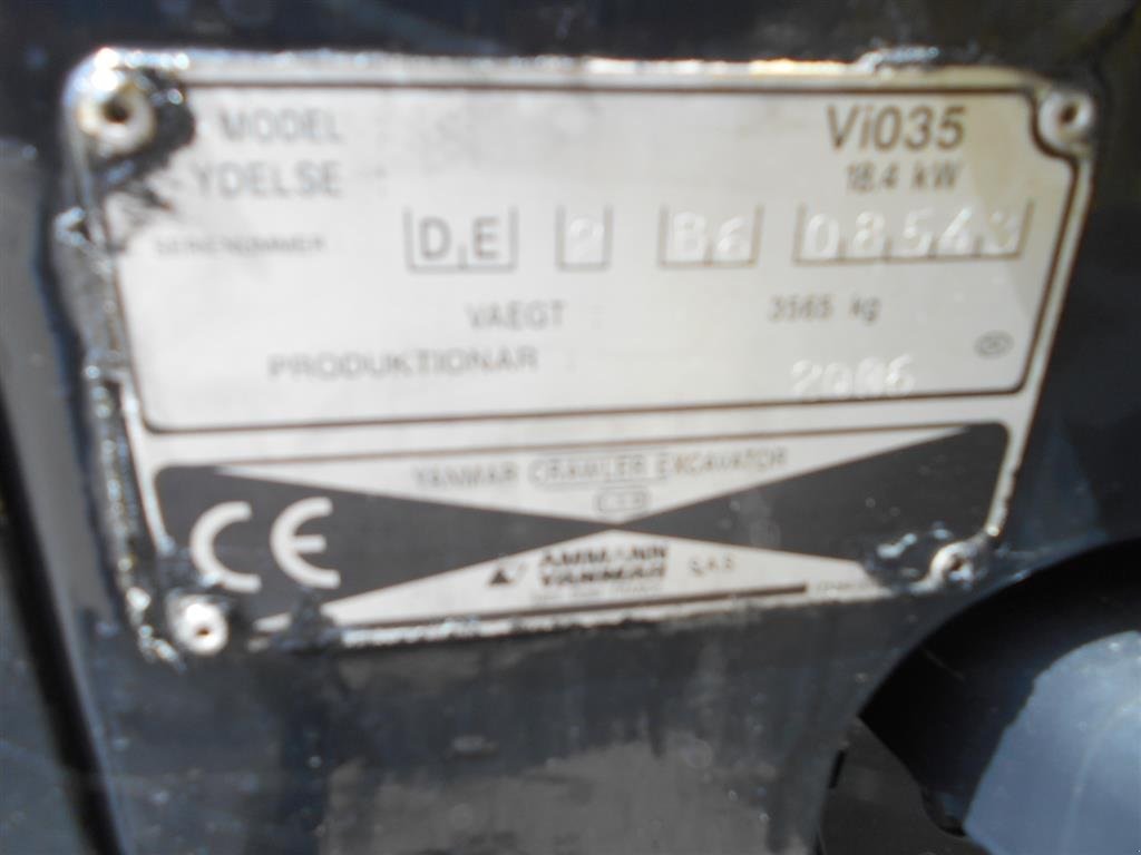 Bagger typu Yanmar ViO35 kort bagende, Gebrauchtmaschine v Roslev (Obrázek 16)