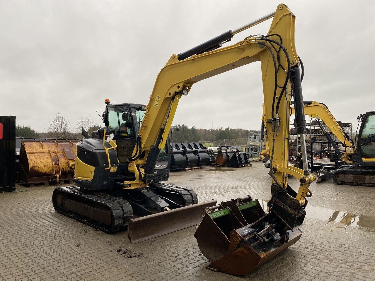 Bagger a típus Yanmar VIO80-1A, Gebrauchtmaschine ekkor: Skive (Kép 5)