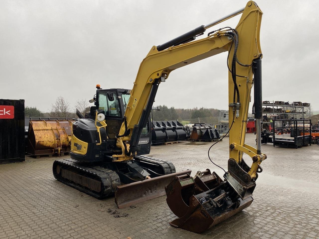 Bagger des Typs Yanmar VIO80-1A, Gebrauchtmaschine in Skive (Bild 5)