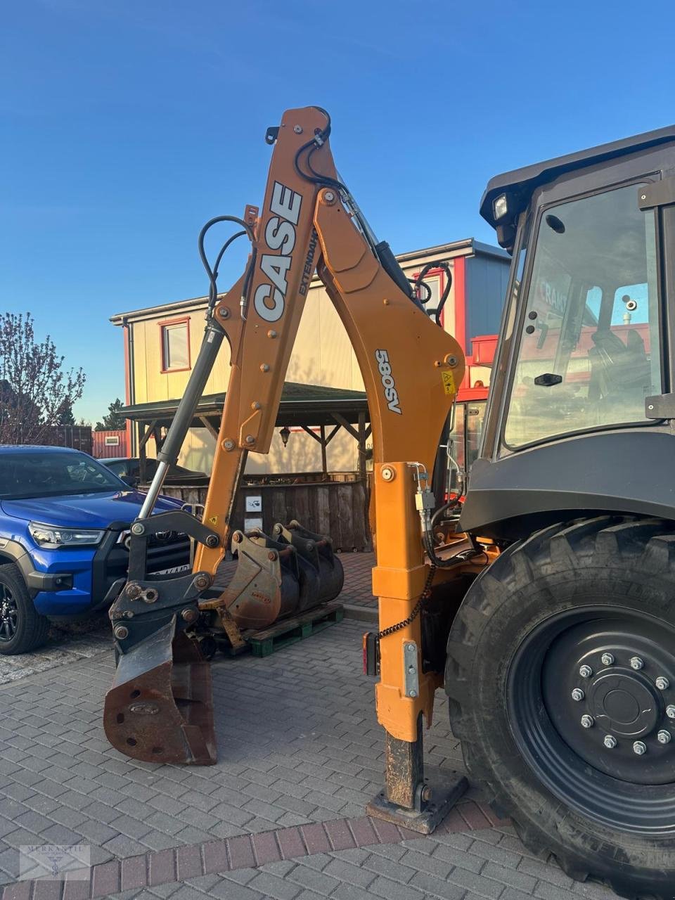 Baggerlader Türe ait Case IH 580SV, Gebrauchtmaschine içinde Pragsdorf (resim 3)