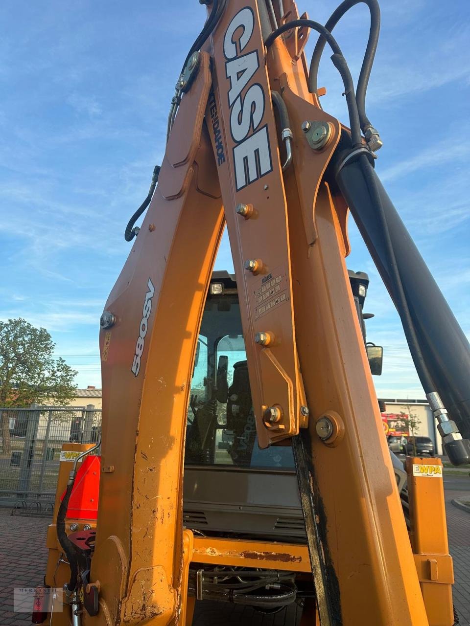 Baggerlader Türe ait Case IH 580SV, Gebrauchtmaschine içinde Pragsdorf (resim 8)