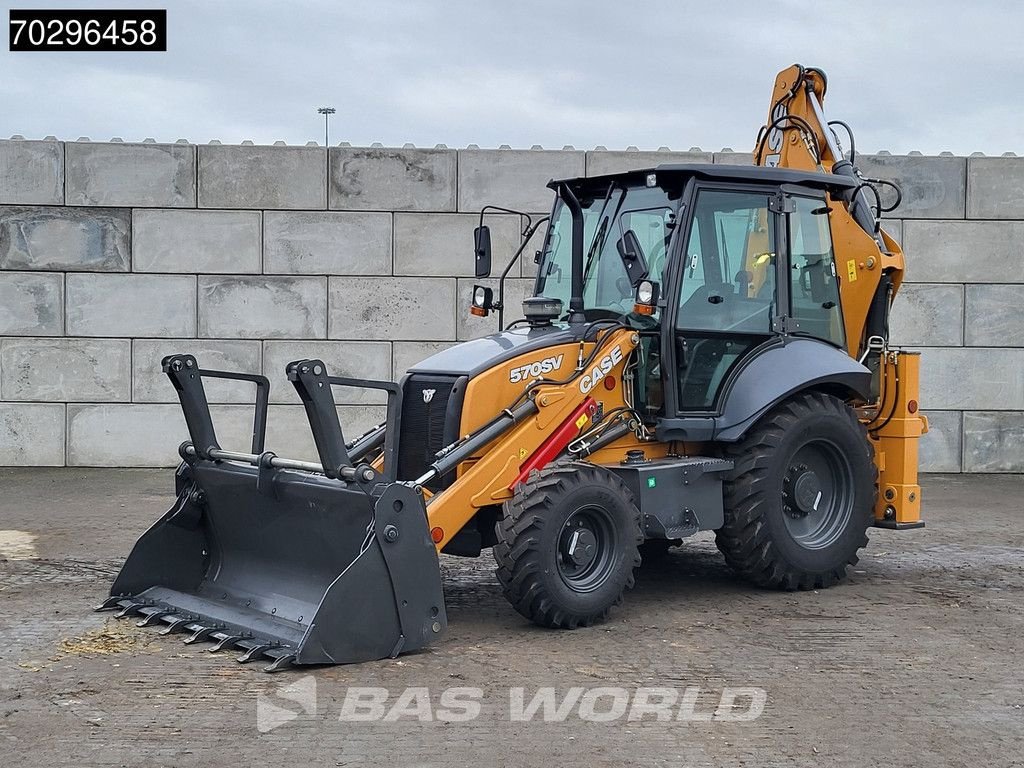 Baggerlader от тип Case 570 SV 4WD - A/C - 4-1 Bucket - Telestick - HP, Neumaschine в Veghel (Снимка 2)