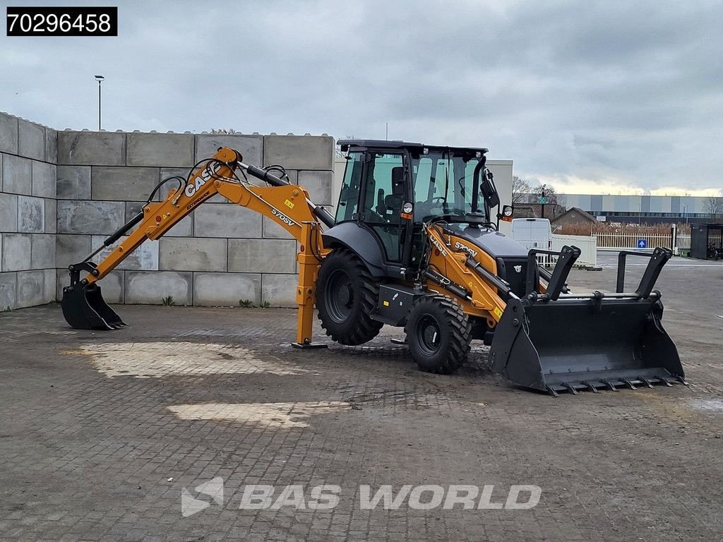Baggerlader от тип Case 570 SV 4WD - A/C - 4-1 Bucket - Telestick - HP, Neumaschine в Veghel (Снимка 8)