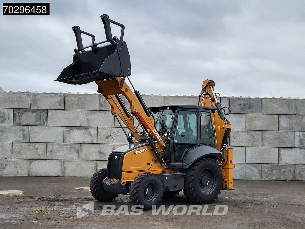 Baggerlader от тип Case 570 SV 4WD - A/C - 4-1 Bucket - Telestick - HP, Neumaschine в Veghel (Снимка 3)