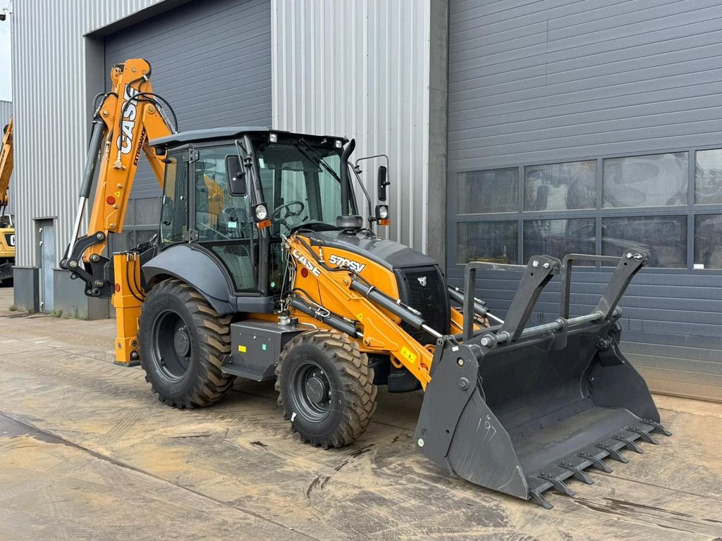 Baggerlader типа Case 570SV A/C 4x4 Telescopic boom, Neumaschine в Velddriel (Фотография 8)