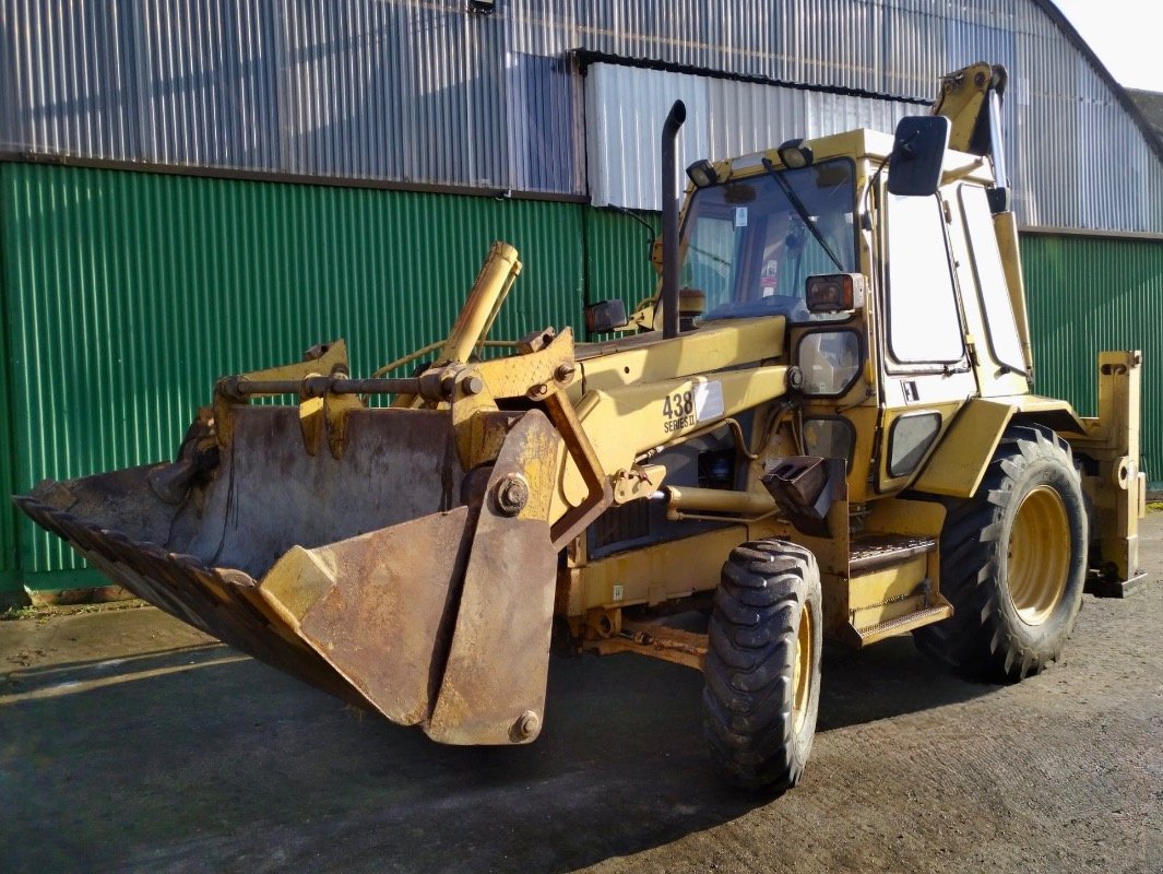 Baggerlader Türe ait Caterpillar 438 Series II + Anbaugeräte, Gebrauchtmaschine içinde Liebenwalde (resim 3)