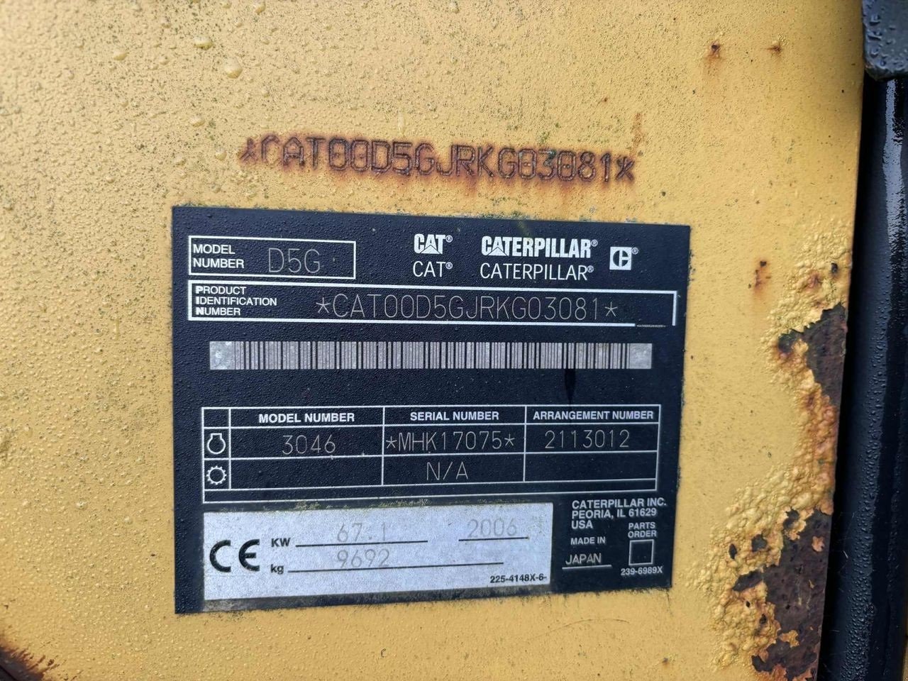 Baggerlader del tipo Caterpillar D5G, Gebrauchtmaschine In Skive (Immagine 3)