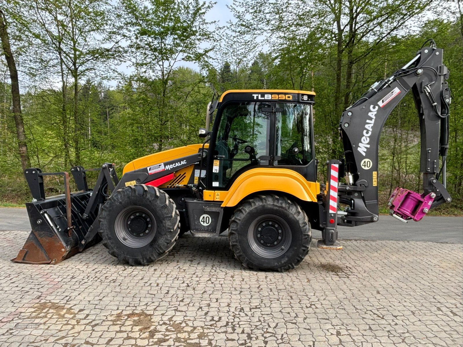 Baggerlader typu Mecalac TLB 990 PS, Gebrauchtmaschine w Deutsch - Goritz (Zdjęcie 1)
