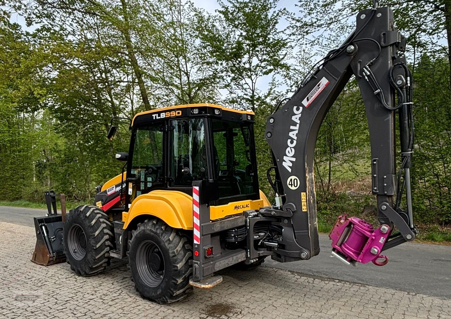 Baggerlader typu Mecalac TLB 990 PS, Gebrauchtmaschine w Deutsch - Goritz (Zdjęcie 5)
