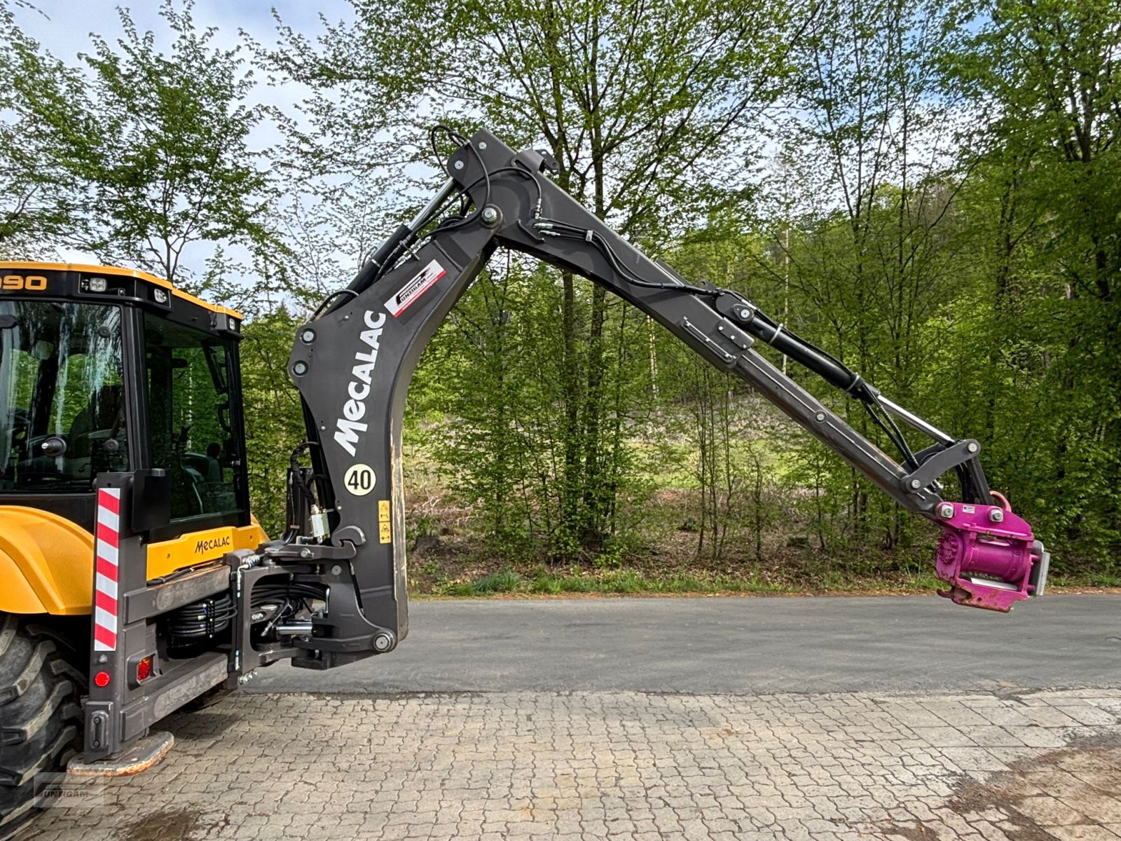 Baggerlader typu Mecalac TLB 990 PS, Gebrauchtmaschine w Deutsch - Goritz (Zdjęcie 9)