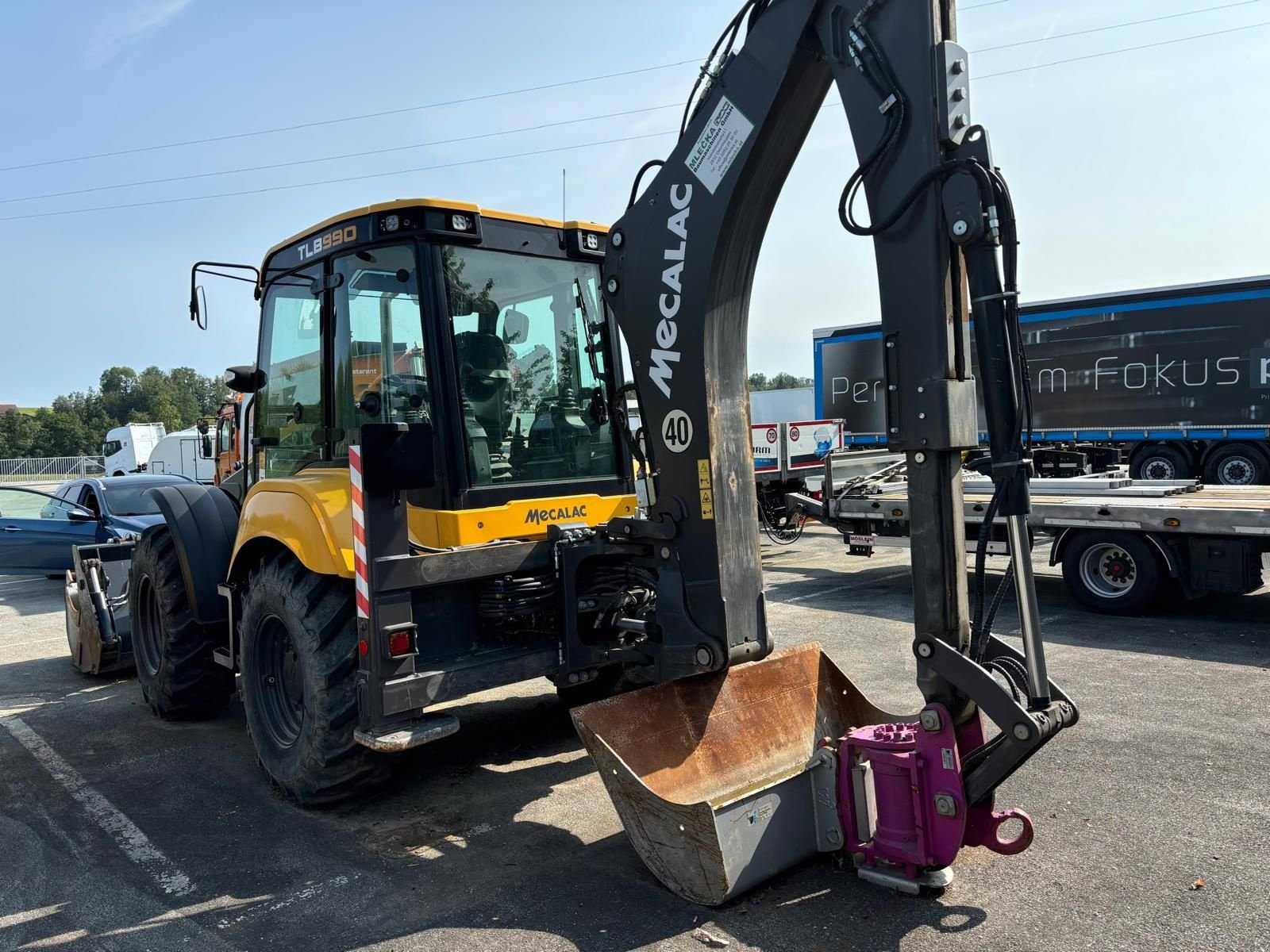 Baggerlader tipa Sonstige MECALAC TLB990, Gebrauchtmaschine u Gabersdorf (Slika 4)