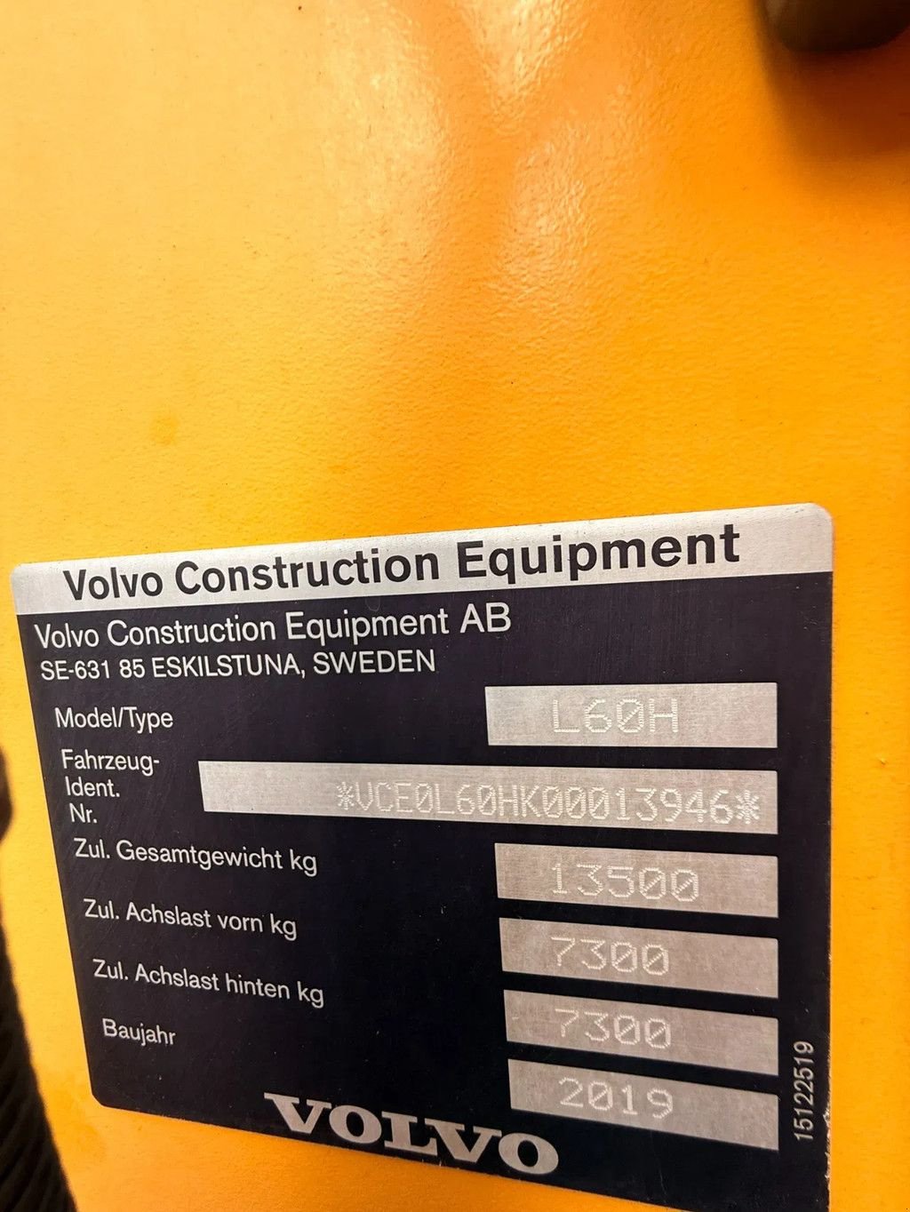 Baggerlader типа Volvo L60H, Gebrauchtmaschine в Kootwijkerbroek (Фотография 6)