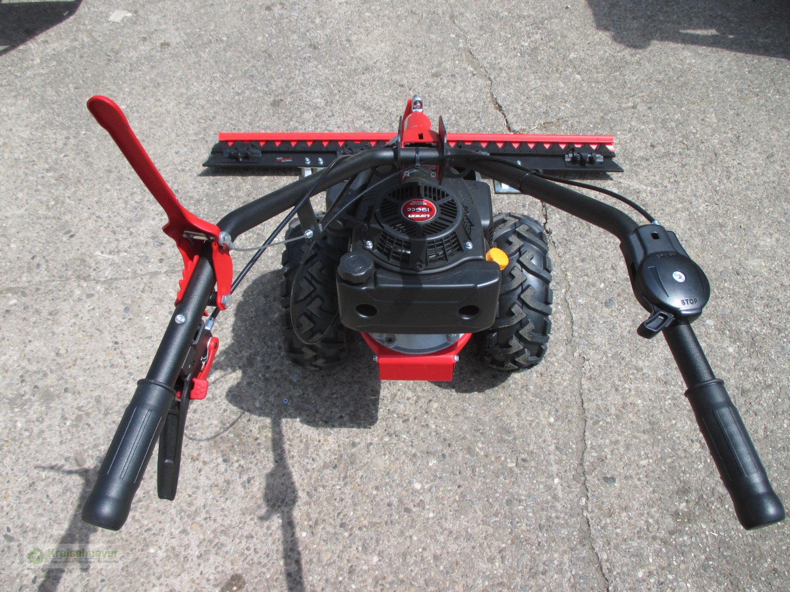 Balkenmäher des Typs Eurosystems M 310 mit 127 cm Doppelmesserbalken gegenläufige Messer Busatis, Neumaschine in Feuchtwangen (Bild 5)