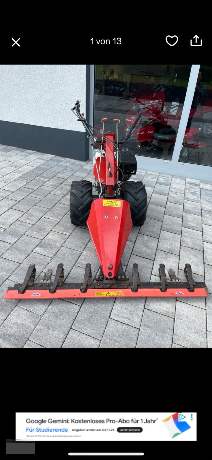 Balkenmäher of the type Oehler OL 200 mit Zubehör, Gebrauchtmaschine in Fürsteneck (Picture 1)