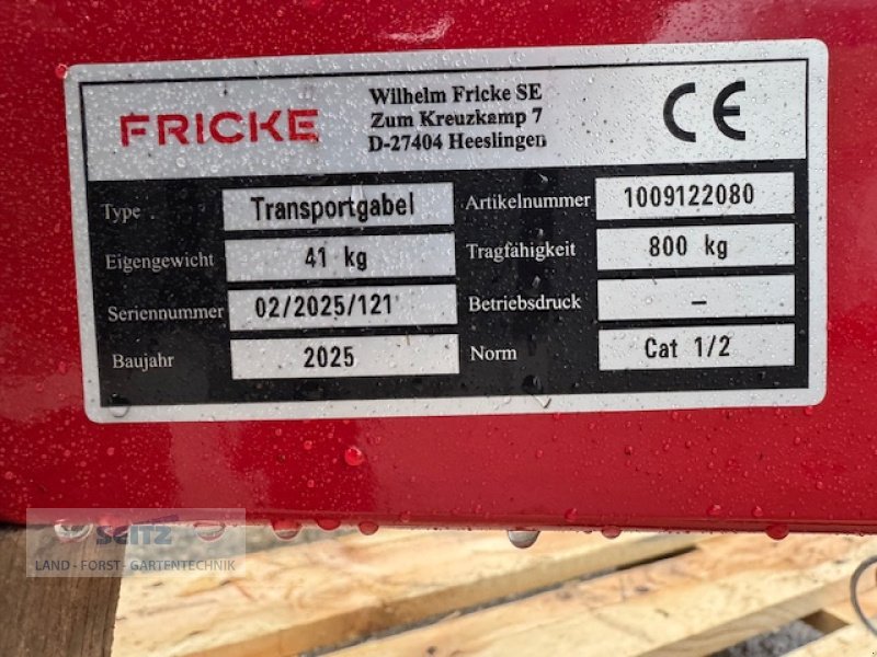 Ballengabel des Typs Granit Ballentransportgabel für Front- und Heckhydraulik, Neumaschine in Lindenfels-Glattbach (Bild 5)