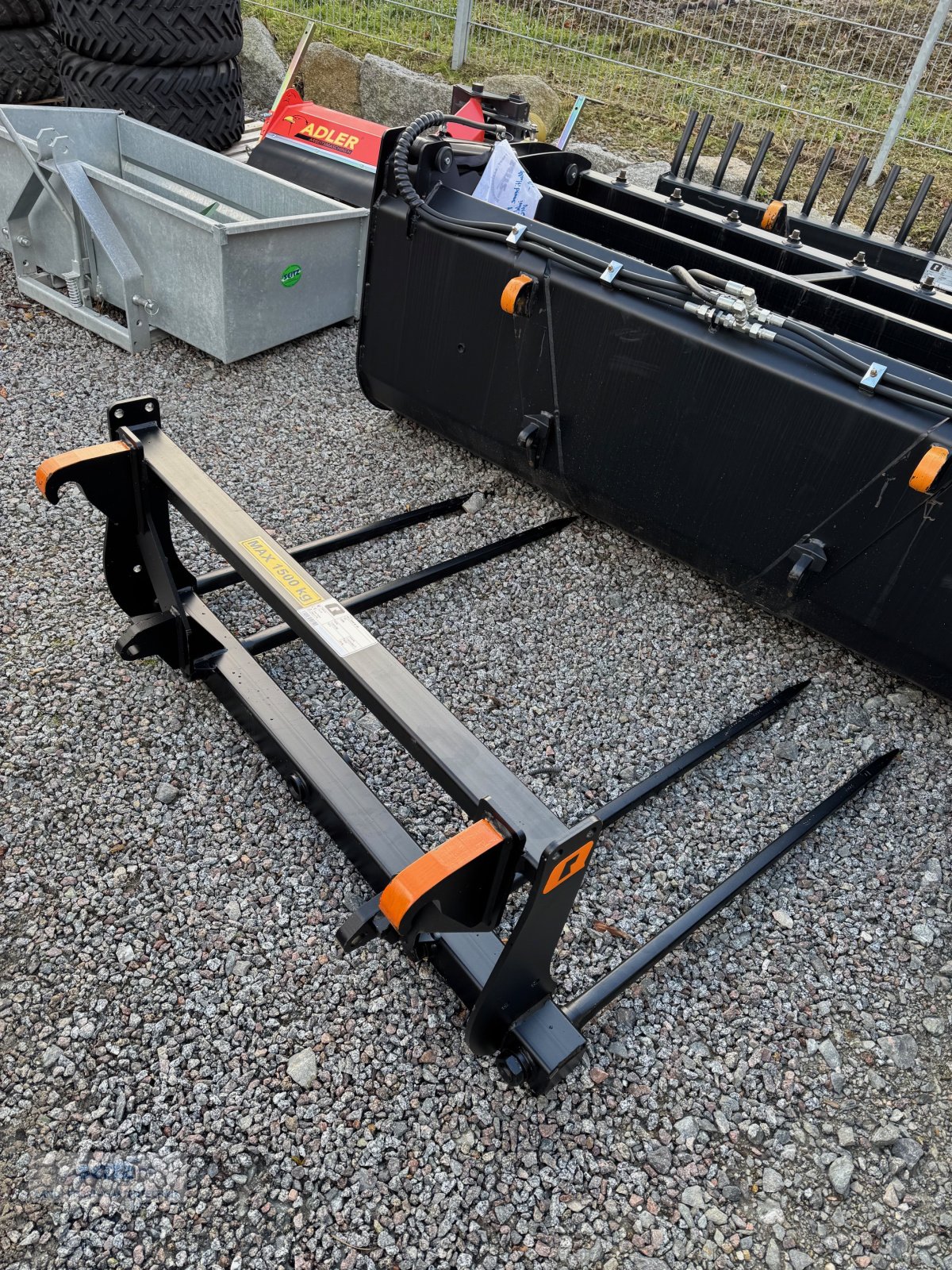 Ballengabel of the type Quicke Ballengabel M 140 EURO ( 4 x 1240 mm ), Neumaschine in Lindenfels-Glattbach (Picture 1)