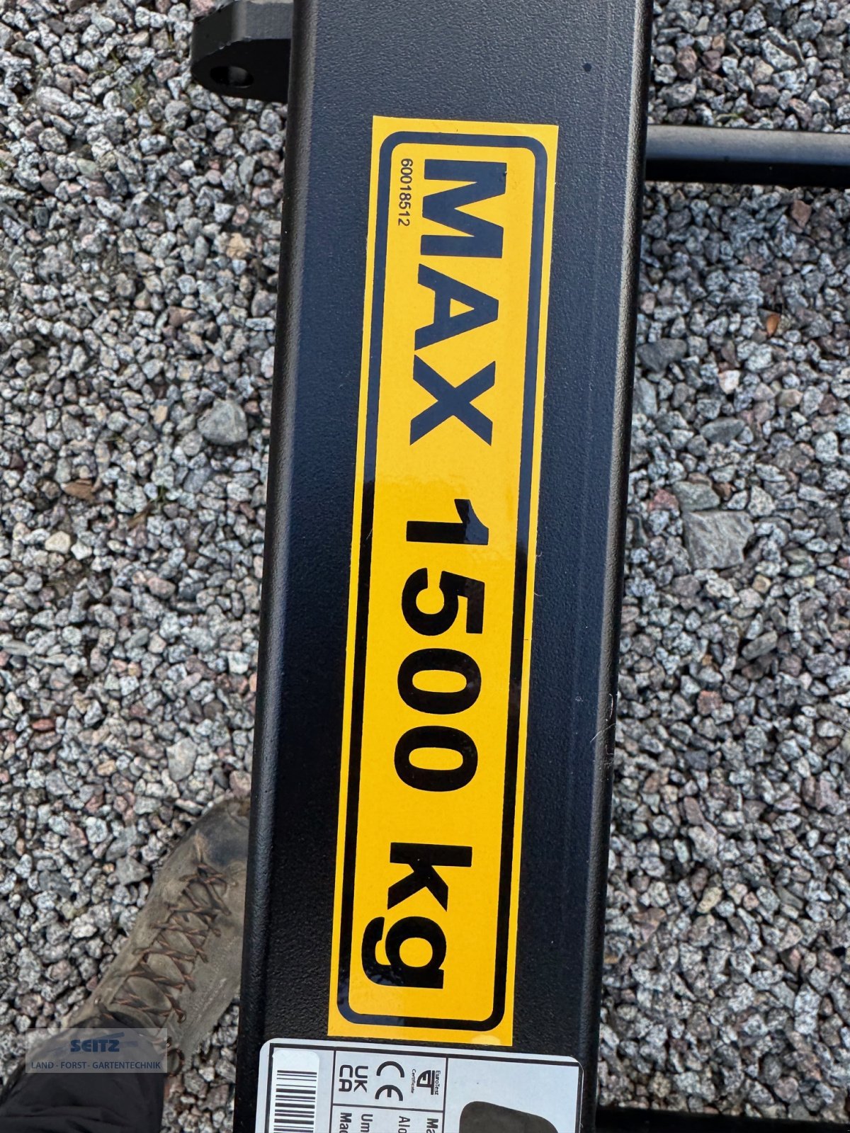 Ballengabel of the type Quicke Ballengabel M 140 EURO ( 4 x 1240 mm ), Neumaschine in Lindenfels-Glattbach (Picture 3)