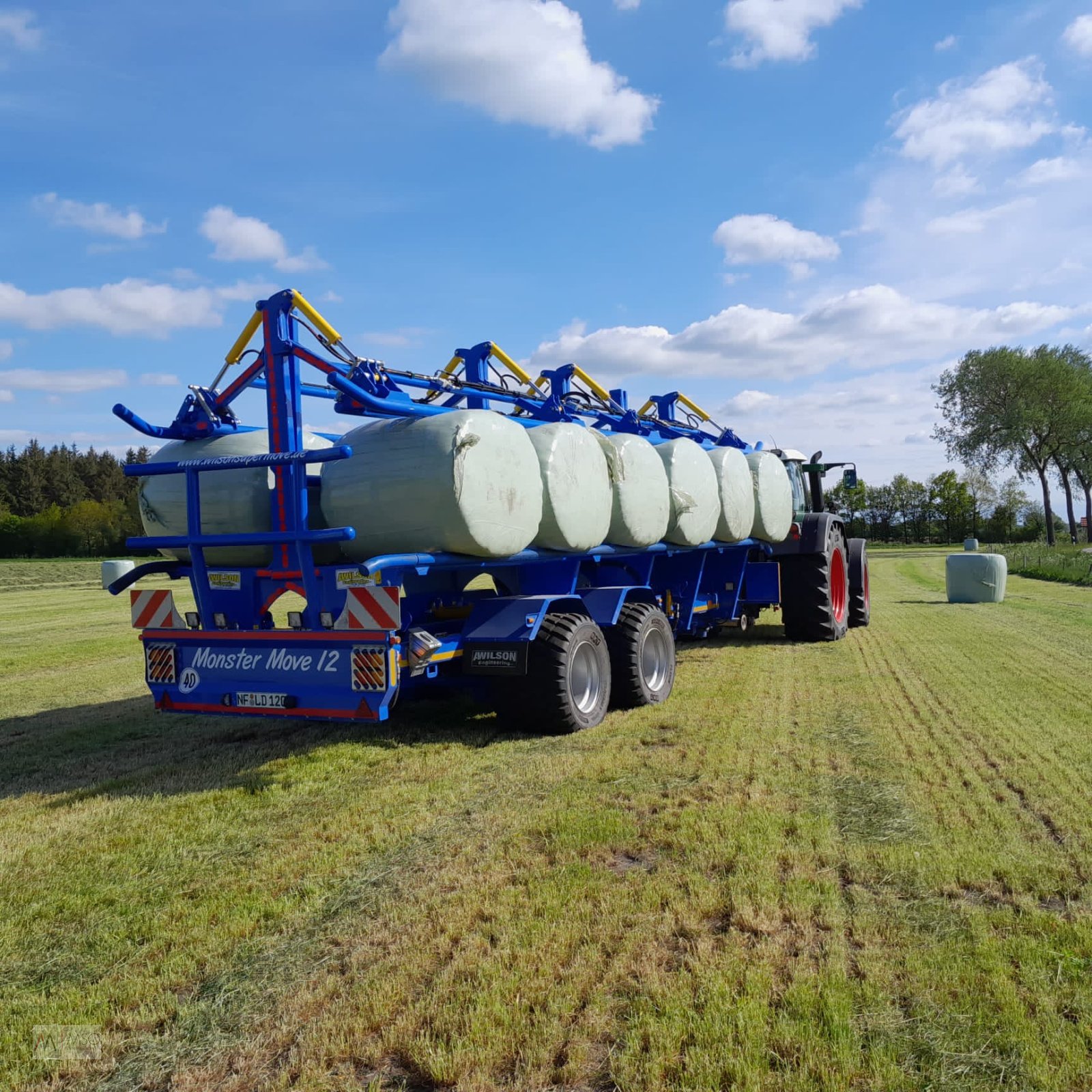 Ballensammelwagen typu A. Wilson Engineering Monster Move 12 Universal, Neumaschine v Südbrookmerland (Obrázek 1)