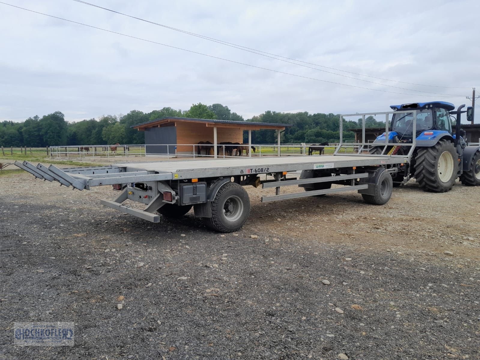 Ballensammelwagen of the type CYNKOMET T-608/2, Gebrauchtmaschine in Wies (Picture 1)