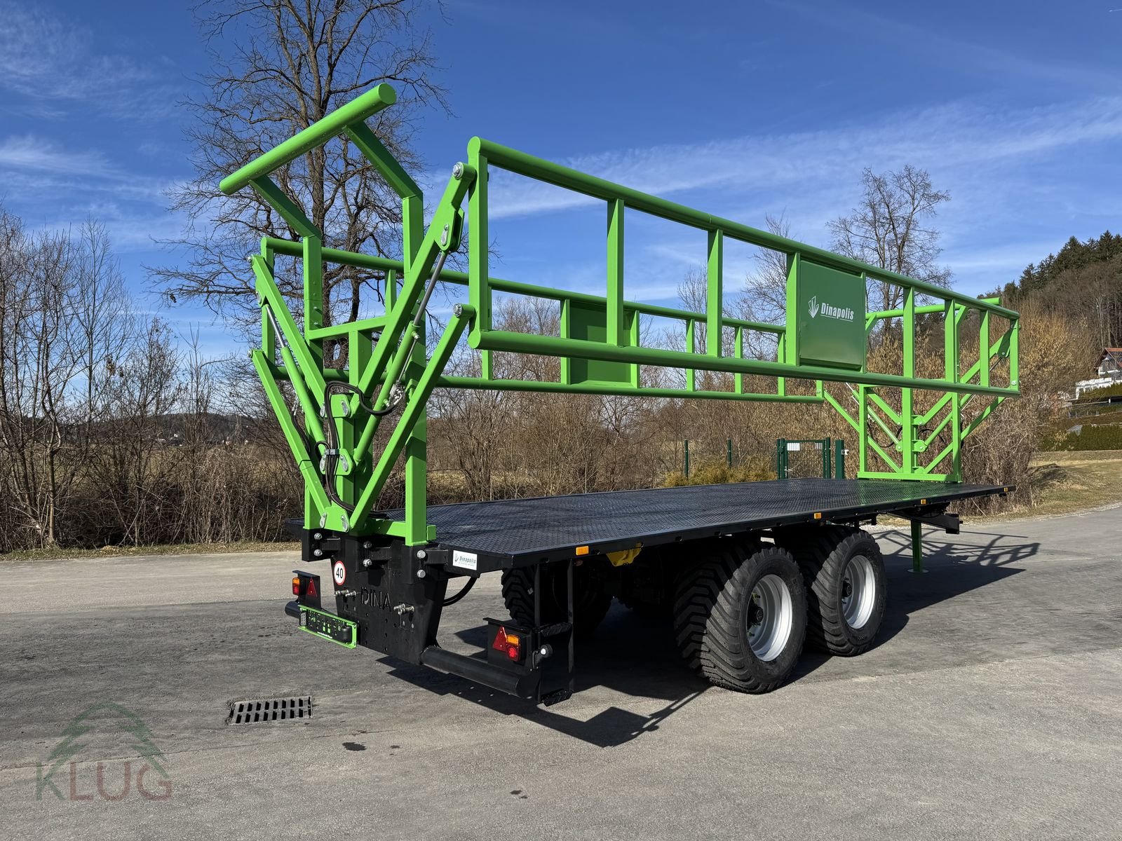 Ballensammelwagen of the type Dinapolis RP 7.500 mit hydr. Ballensicherung, Neumaschine in Pirching am Traubenberg (Picture 22)