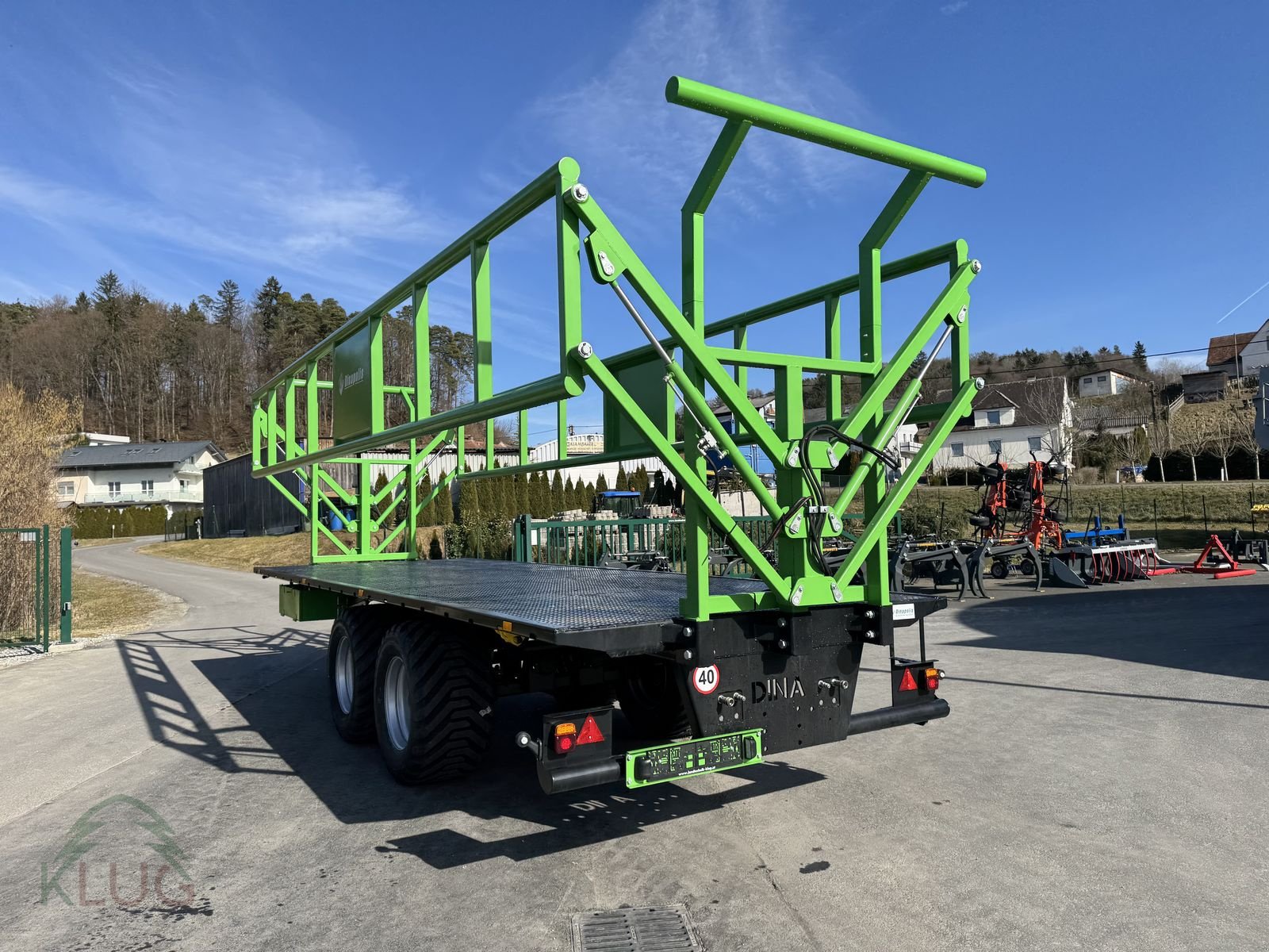 Ballensammelwagen of the type Dinapolis RP 7.500 mit hydr. Ballensicherung, Neumaschine in Pirching am Traubenberg (Picture 18)