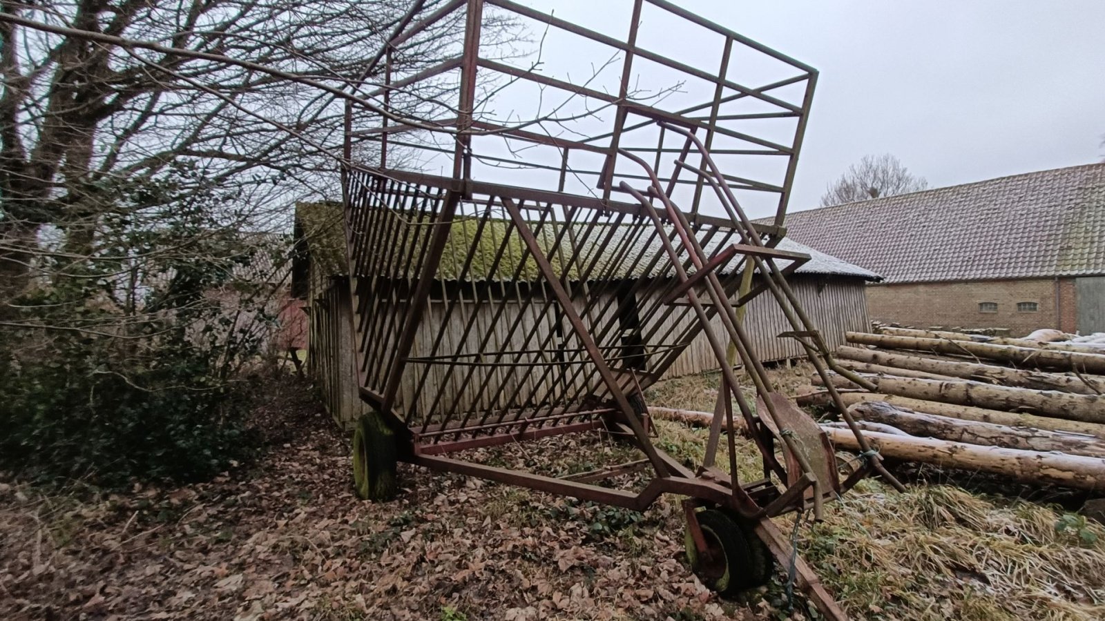 Ballensammelwagen del tipo Egebjerg ballevogn 80 - 100 baller, Gebrauchtmaschine en Egtved (Imagen 3)