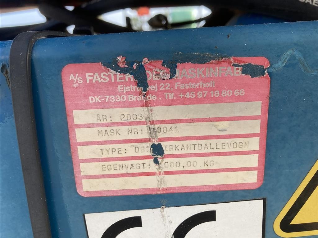 Ballensammelwagen del tipo Fasterholt QB 3 80/80 Minibig, Gebrauchtmaschine In Roskilde (Immagine 3)