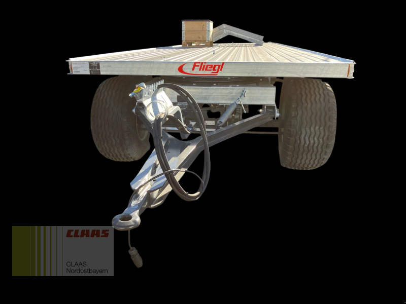 Ballensammelwagen van het type Fliegl DPW 180 B 3-ACHS, Neumaschine in Schwend (Foto 2)