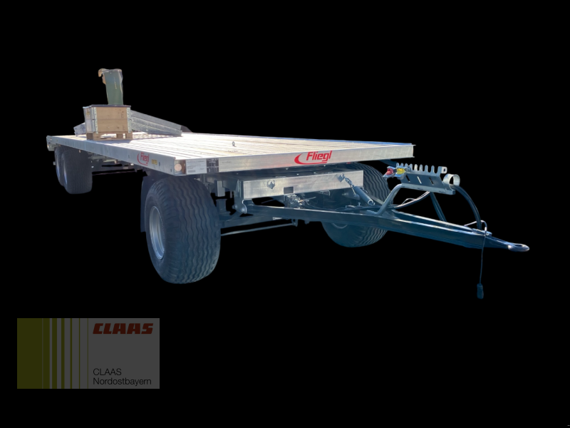 Ballensammelwagen van het type Fliegl DPW 180 B 3-ACHS, Neumaschine in Schwend (Foto 1)