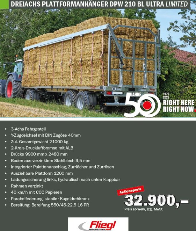 Ballensammelwagen a típus Fliegl DPW 210 BL Ultra, Neumaschine ekkor: Grünbach (Kép 7)