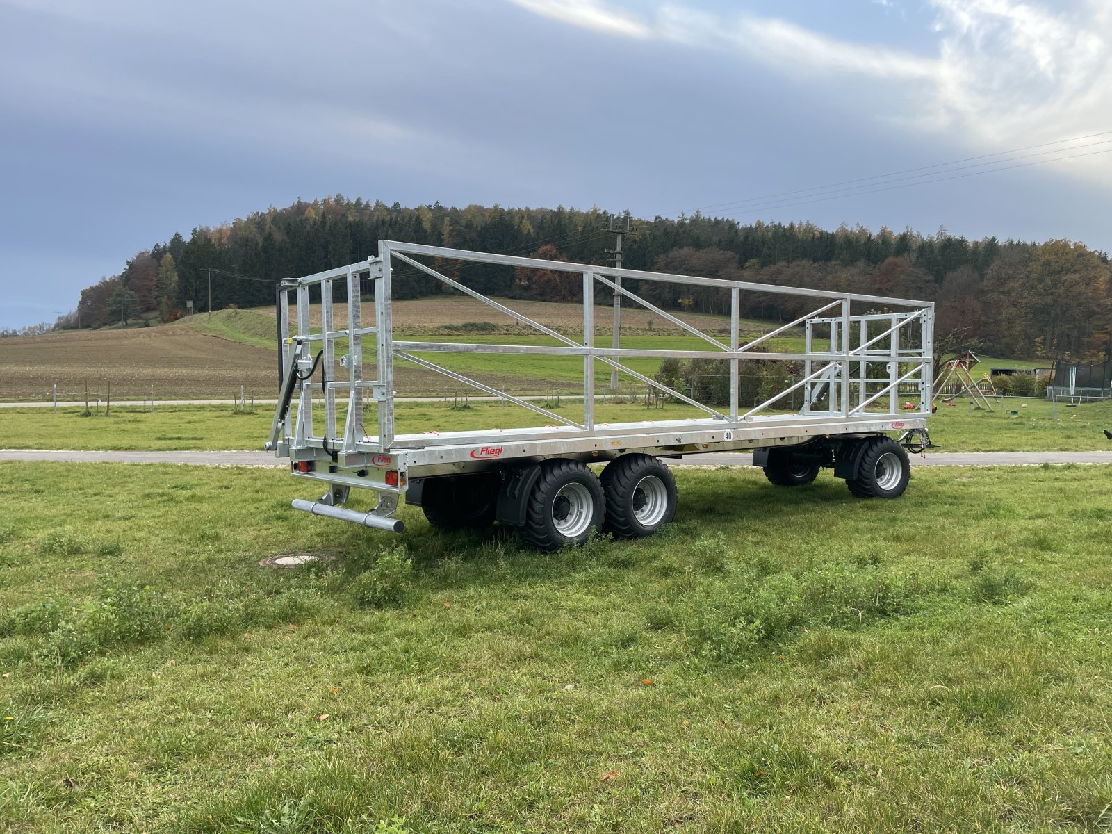 Ballensammelwagen του τύπου Fliegl DPW 210 BL, Neumaschine σε Rennertshofen (Φωτογραφία 5)