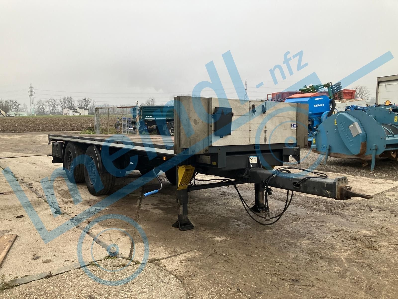 Ballensammelwagen типа Fliegl Tandem Pritschen Anhänger, Gebrauchtmaschine в Eferding (Фотография 3)