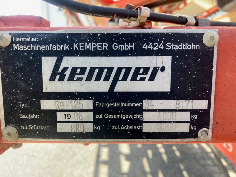 Ballensammelwagen typu Kemper BE 125, Gebrauchtmaschine v Kleinandelfingen (Obrázek 2)