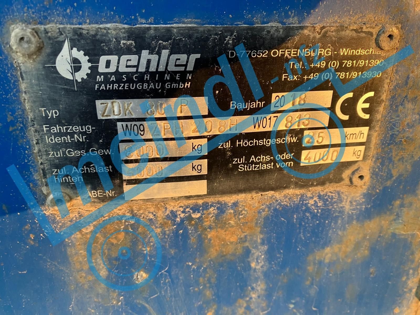 Ballensammelwagen of the type Sonstige Öhler 2 Achs Pritschen Anhänger, Gebrauchtmaschine in Eferding (Picture 3)