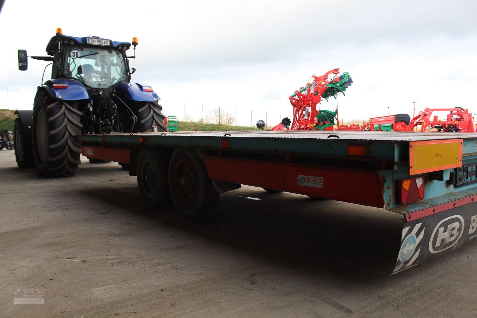 Ballensammelwagen of the type Sonstige Ballenwagen-Tieflader-Plattformhänger, Gebrauchtmaschine in Eberschwang (Picture 15)
