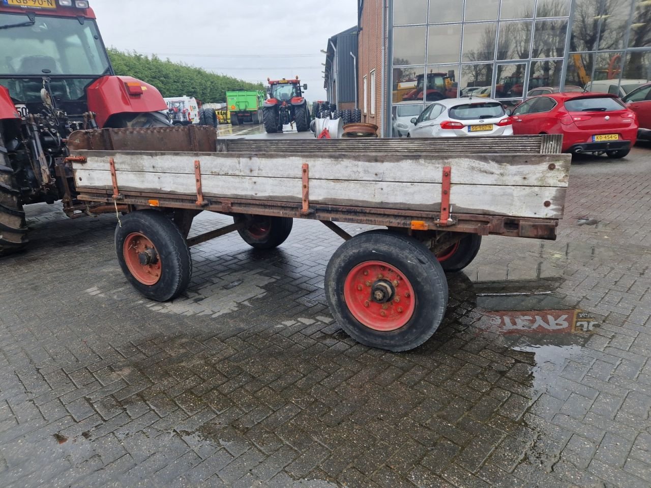 Ballensammelwagen des Typs Sonstige Boerenwagen plat, Gebrauchtmaschine in Bleiswijk (Bild 1)