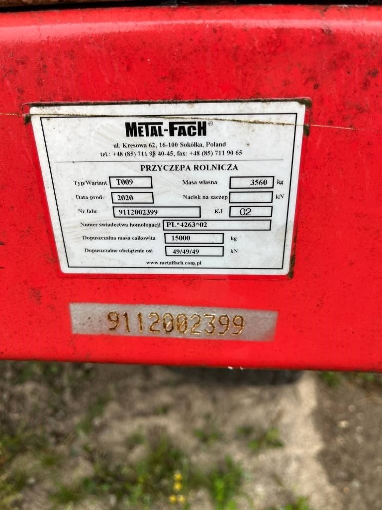 Ballensammelwagen typu Sonstige Metal-Fach T009, Gebrauchtmaschine w Mern (Zdjęcie 4)
