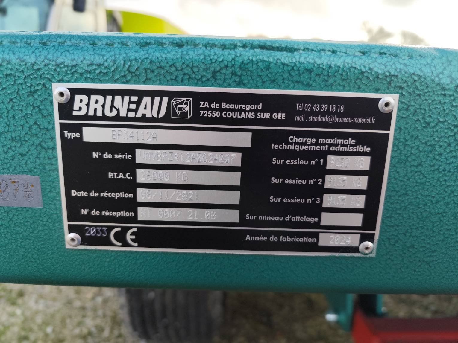 Ballensammelwagen del tipo Sonstige PLATEAU FSL TRAINE LOURD 6 roues 12.40 TD, Gebrauchtmaschine en Le Horps (Imagen 11)